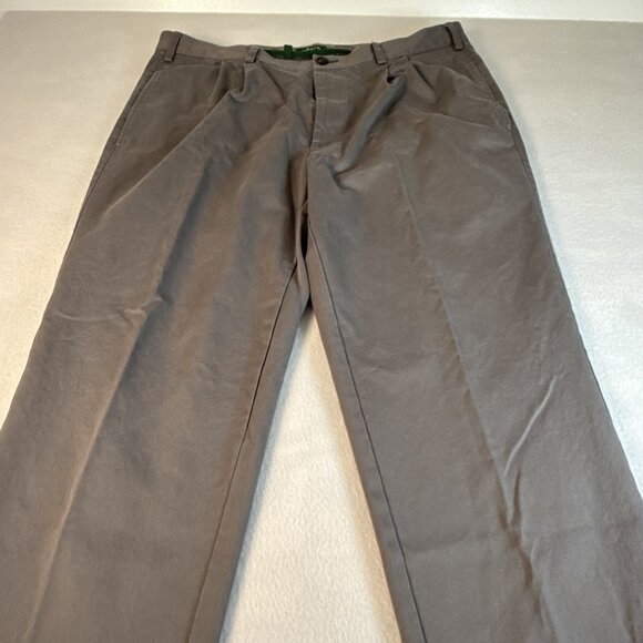 Orvis Men's Grey Cargo Heavy Duty Pants Size 42 Pleated NWOT - Picture 2 of 10